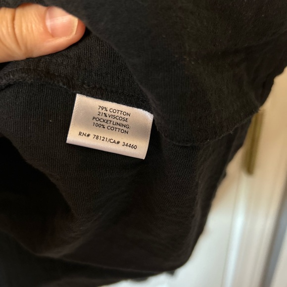 Eileen Fisher Cotton/Viscose Jacket Black Size XL - Picture 2 of 7